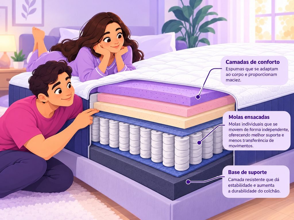 Como funciona um colchão de molas?